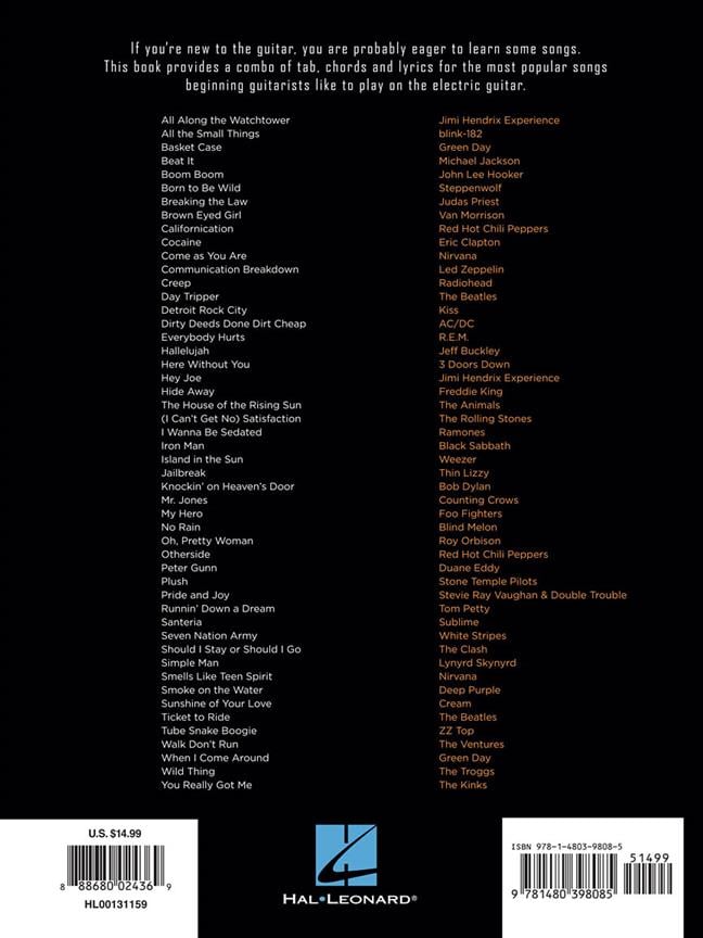 First 50 Rock Songs